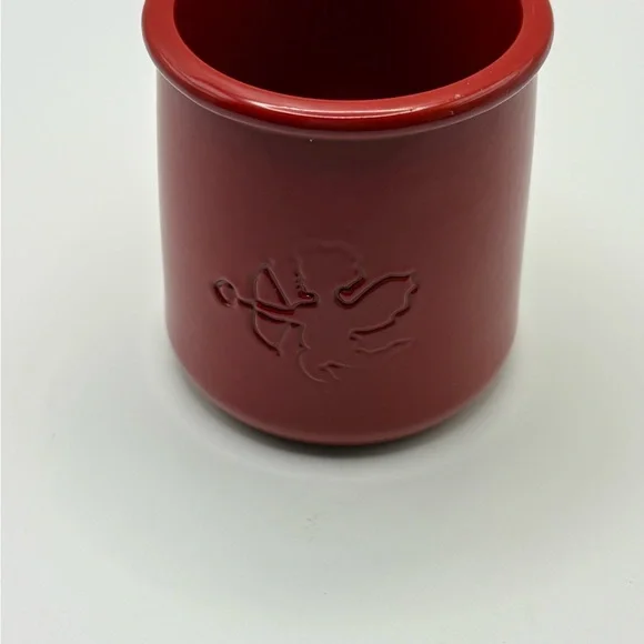 La Fermière Red Terracotta Cherub Cupid Yogurt Pot Valentine Limited Edition - Picture 4 of 5